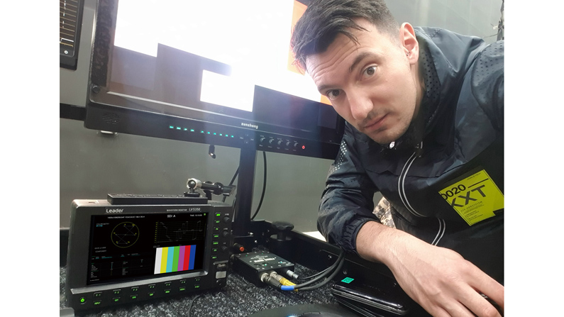 Colore Digital Imaging Goes Mobile with Leader LV5350 ZEN Series Video Waveform Monitor