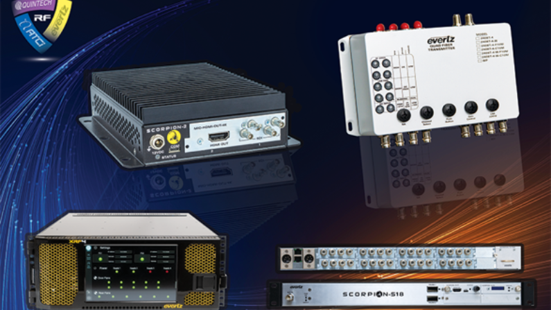 Evertz Introduces A New RF Fiber Transmitter Platform at IBC 2023