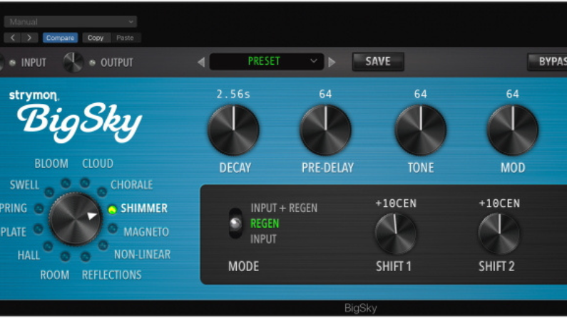 Strymon BigSky Plugin Now Available with Audient Products